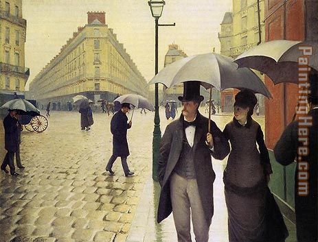 Gustave Caillebotte Paris Street Rainy Weather
